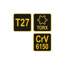 56634 VOREL Cheie torx T27 cu maner T..
